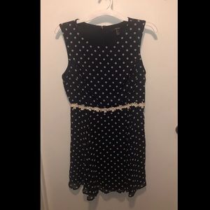 Navy Polka Dot Dress from Forever 21